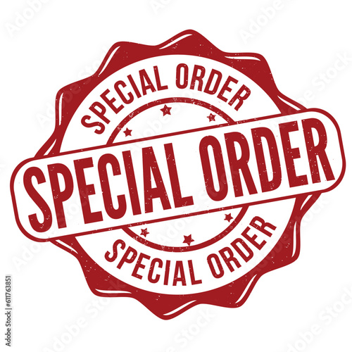 Special order grunge rubber stamp