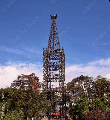 The Majesty of the Wooden Tower in El Cable, Manizales.