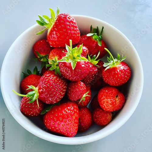Strawberries in a bowl