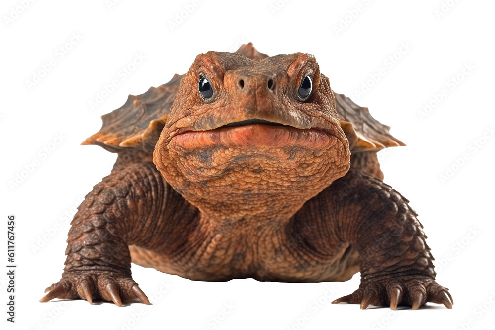 Obraz premium Common snappg turtle, generative artificial intelligence 