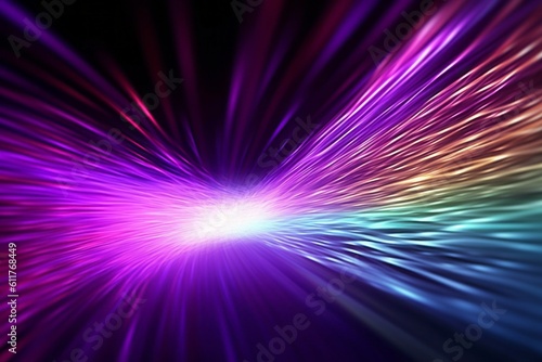 Abstract colorful background of wireless transmission of information. AI generated, human enhanced