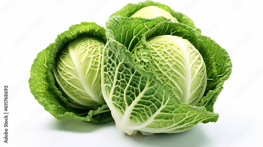 Cabbage fresh green price chinese food round organic white background image Ai generated art Cabbage fresh green price chinese food round organic white background image Ai generated art