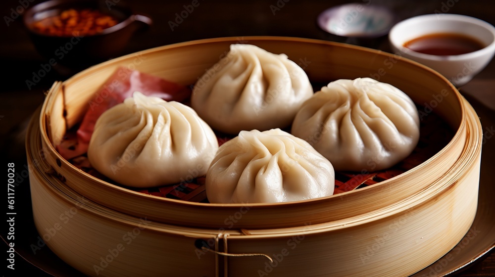 Savory Delight: Steamed Pork Buns Savory Delight: Steamed Pork Buns