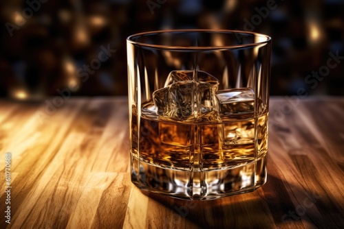 whiskey in a glass Generative AI