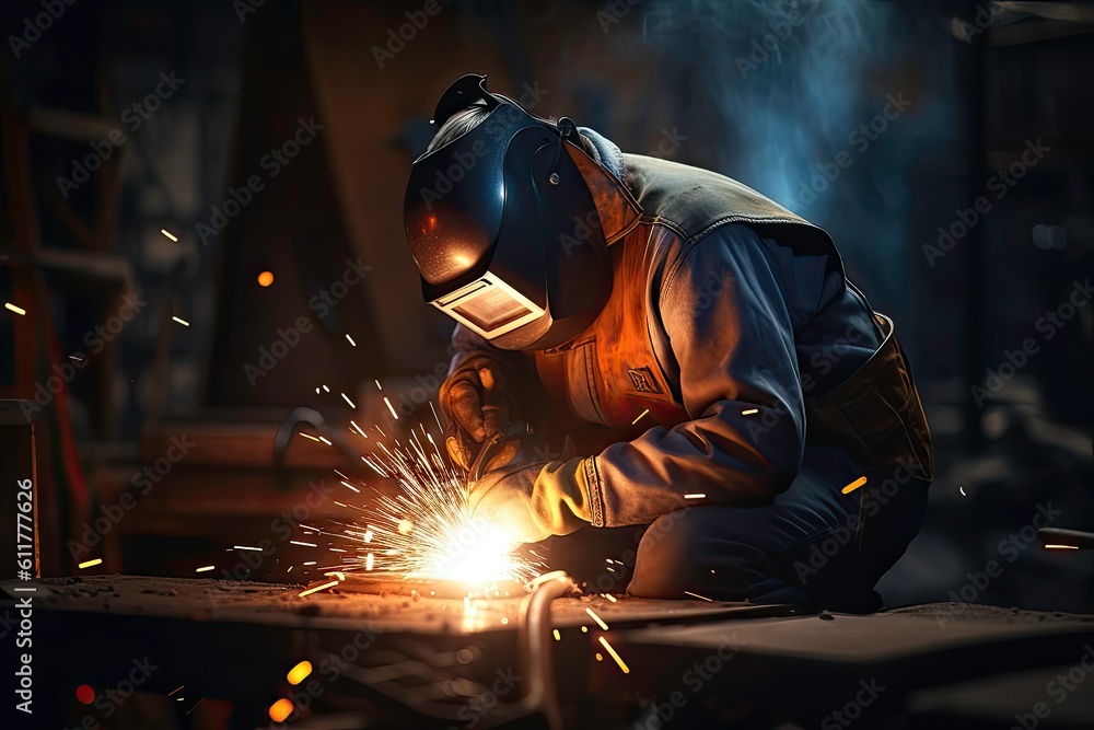 welding work - generative AI welding work - generative AI