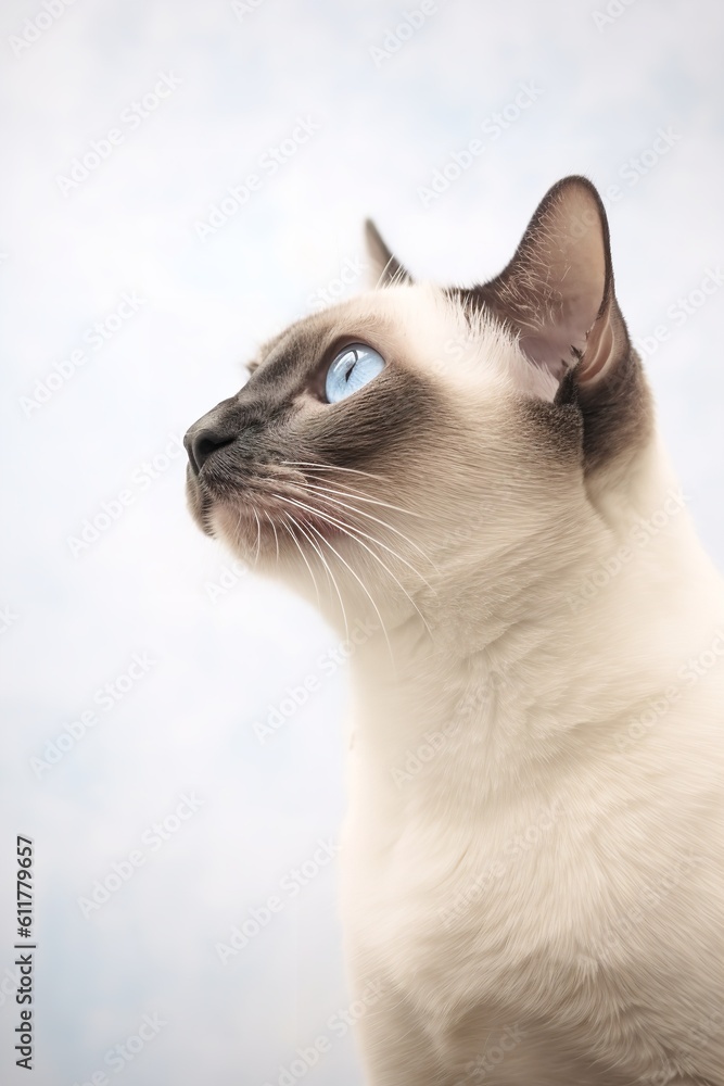 Siamese Cat Observing