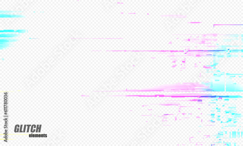 Abstract glitch digital color background