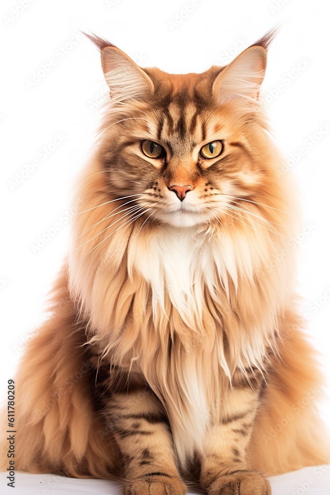 Maine Coon Cat Resting