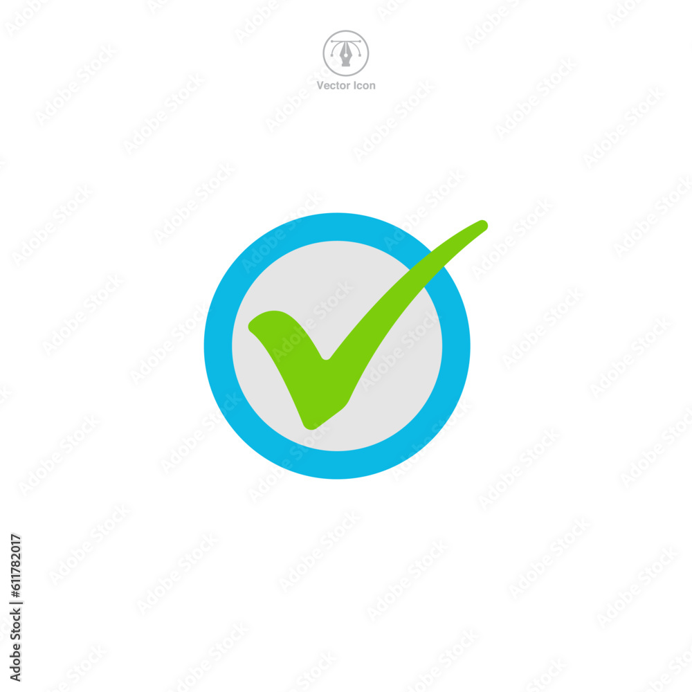 Check Mark icon. A simple yet powerful vector illustration of a check mark, symbolizing completion, success, and accomplishment. Check Mark icon. A simple yet powerful vector illustration of a check mark, symbolizing completion, success, and accomplishment.