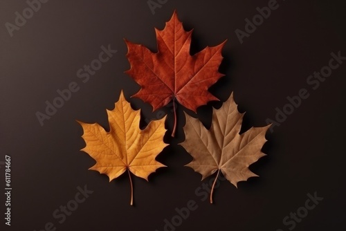 Autumn Maple Leaf Transition and Variation Concept for Fall  Generative AI 