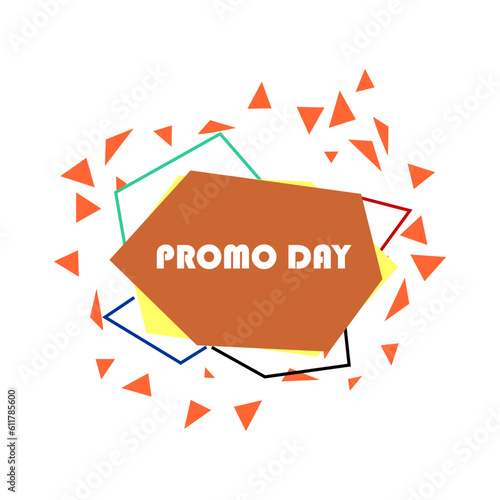 Abstract shape sign for advertising 