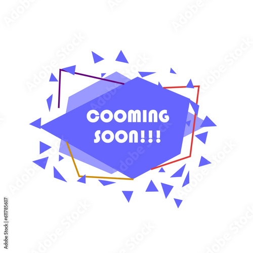 Abstract shape sign for advertising 