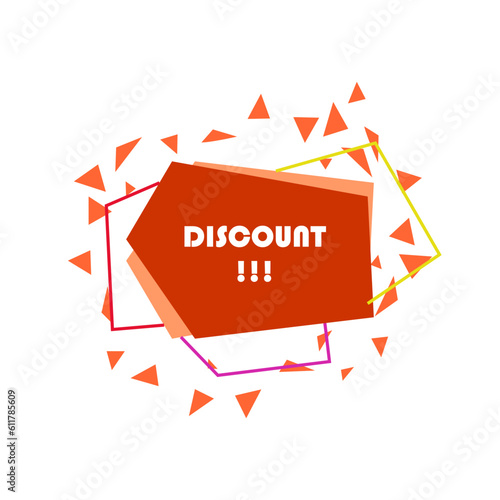 Abstract shape sign for advertising 