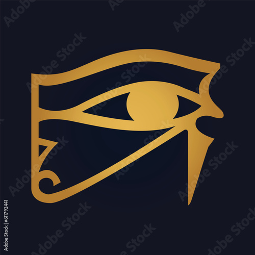 Eye of Horus - and Eye of Ra - Egyptian eye - Ankh