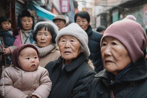 What are the potential causes of South Korea's declining fertility rate? Discuss the implications of this social problem and conclude with a point.
