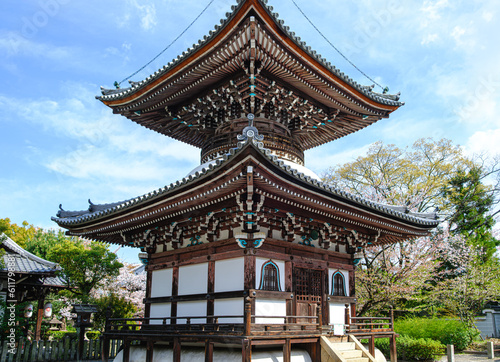 京都、本法寺の多宝塔
