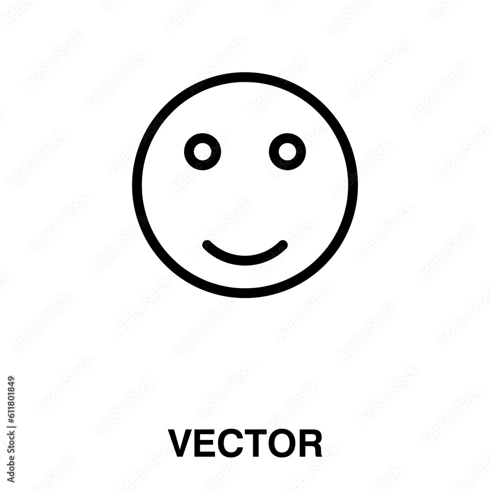 Fototapeta premium sad icon,vector illustration. sad icon illustration isolated on White background, sad icon.eps