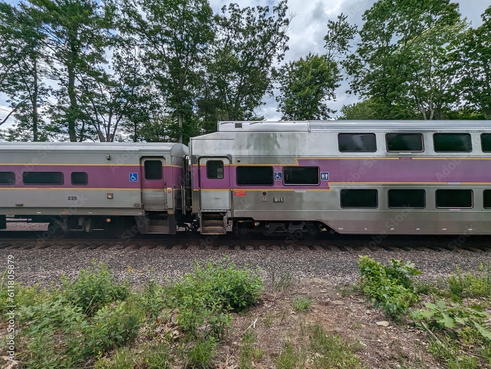 Fototapeta premium train on the railway