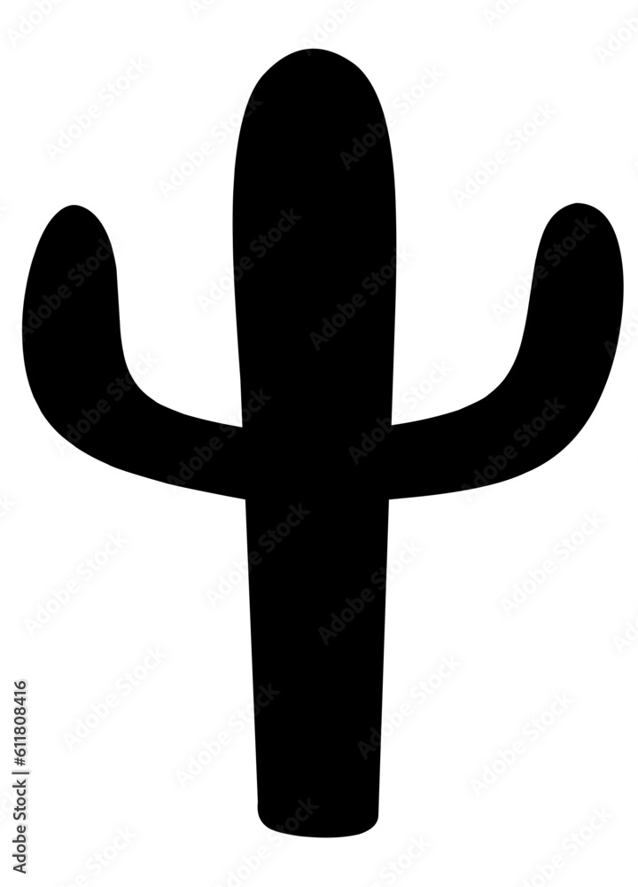 Fototapeta premium Cactus Silhoeuttes 