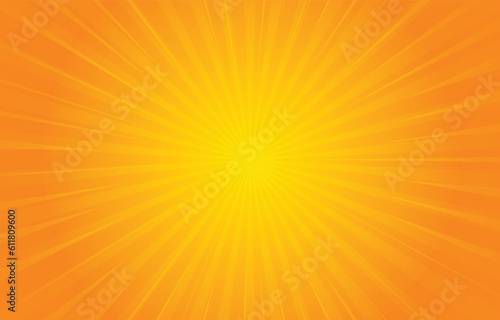 sunburst effect background vector design pop art style with halftone