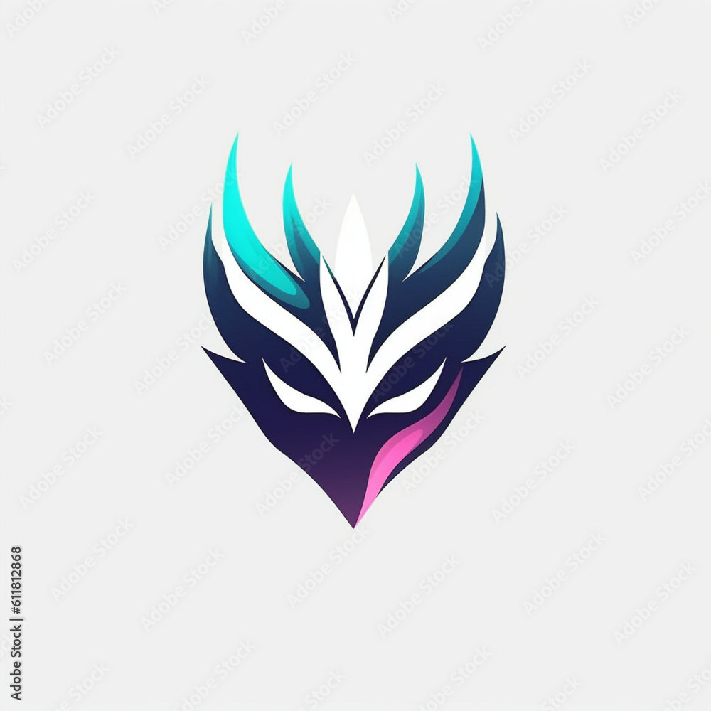illustration of simple mask logo illustration of simple mask logo