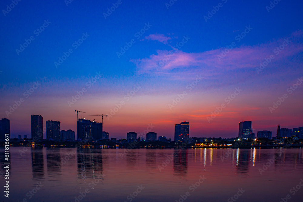 Sunset at Ho Tay Ha Noi