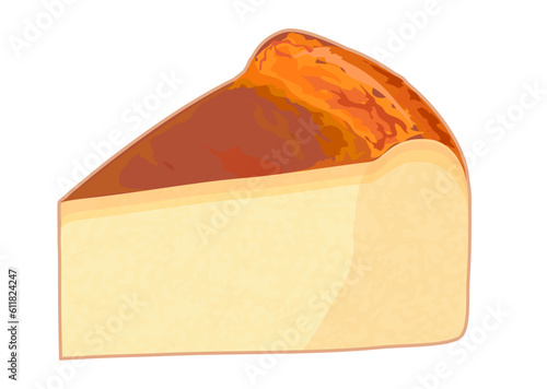 チーズケーキのイラスト