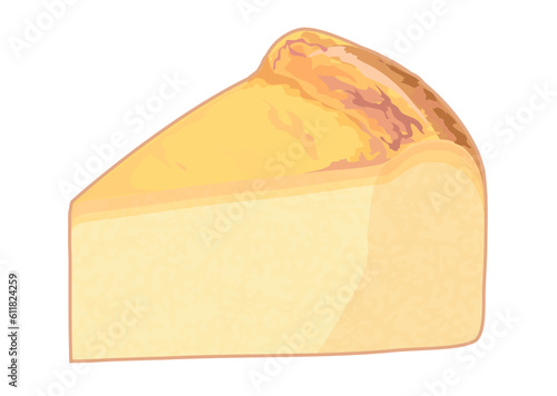 チーズケーキのイラスト