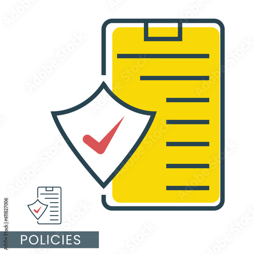 Policies icon for apps or website