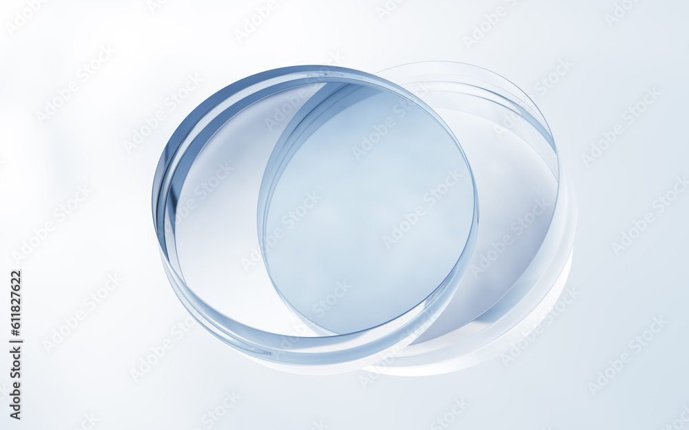 Round glass geometry background, 3d rendering. Round glass geometry background, 3d rendering.