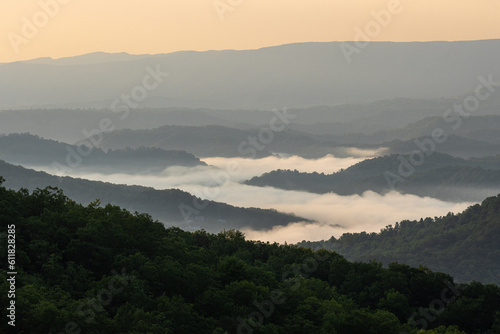 Morning Fog and Mountains © Cris Ritchie Photo