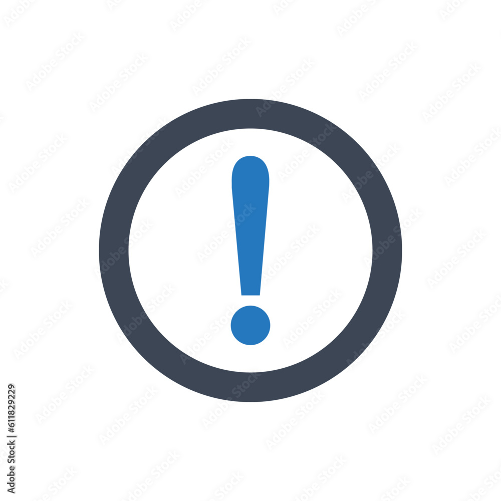 Alert caution sign vector icon Alert caution sign vector icon