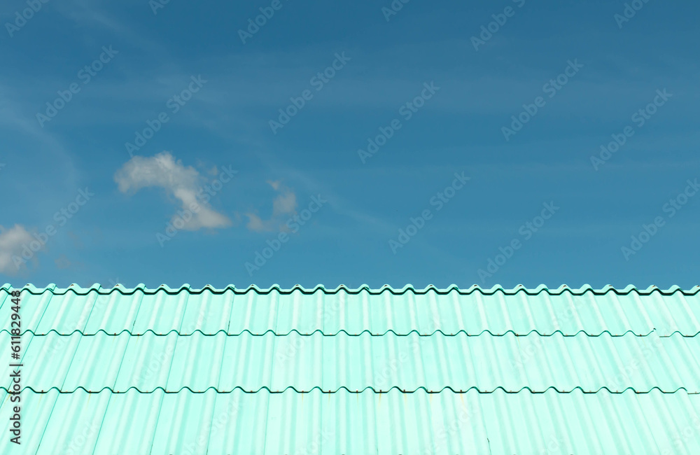 Roof tiles and sky sunlight