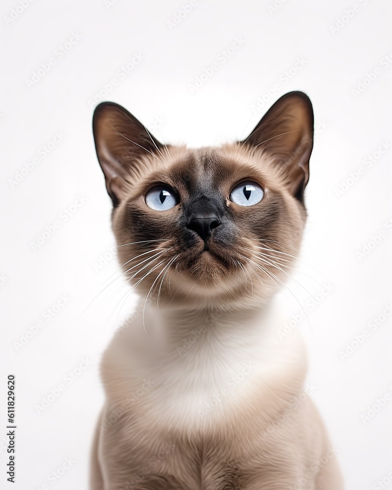 Siamese Cat Posing