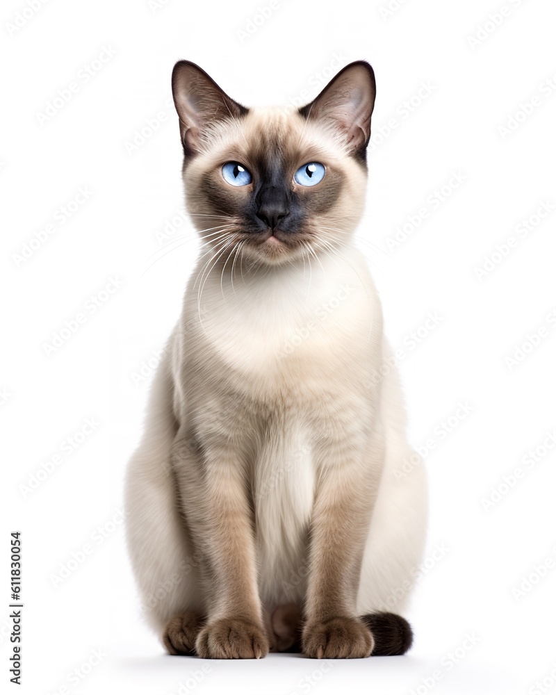 Siamese Cat Posing