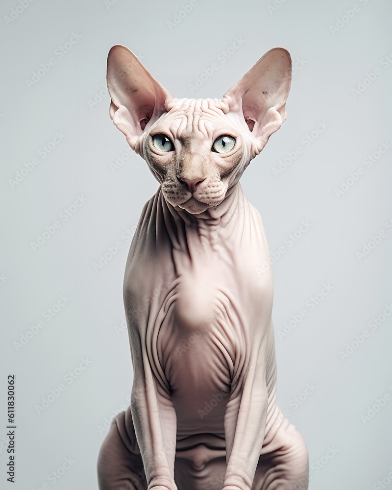 Sphynx Cat Posing