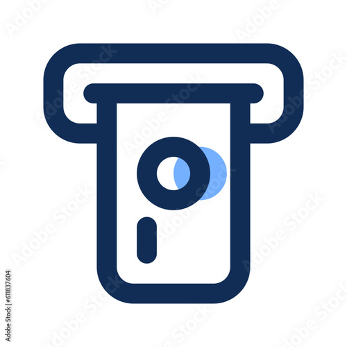 withdraw filled line icon
