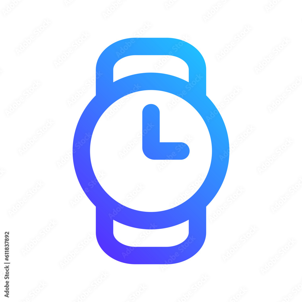 wrist watch gradient icon wrist watch gradient icon