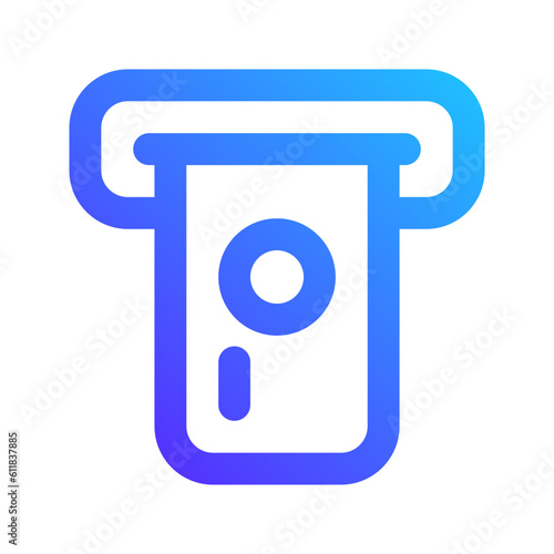 withdraw gradient icon