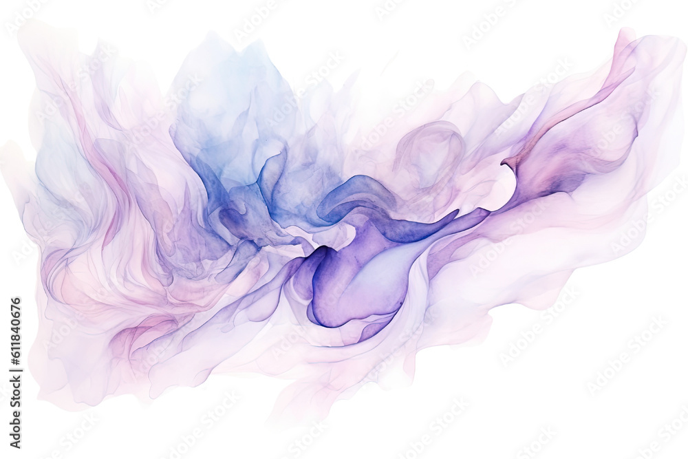 Periwinkle Abstract an ethereal blend of lilac and periwinkle abstract blooming shape ...