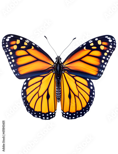 butterfly isolated, Monarch Butterfly 