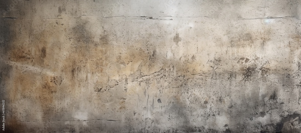 White old concrete wall as background, created with Generative AI technology