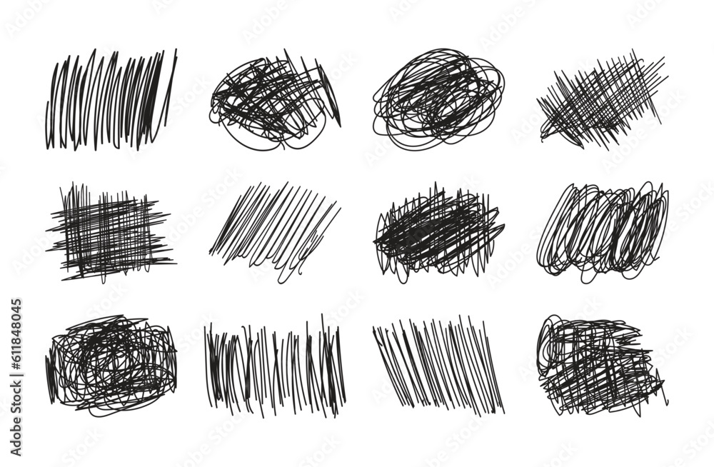 hand drawn lines seamless pattern background hand drawn lines seamless pattern background