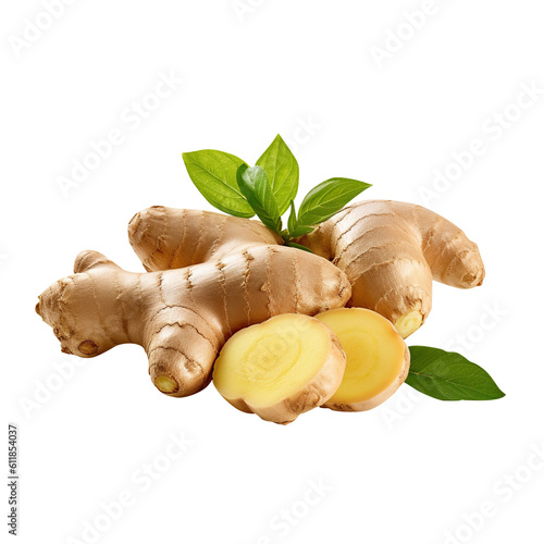 Tela ginger root created with Generative AI