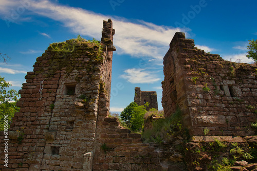 Burgruine Hoch Geroldseck nahe Saverne im Elsass