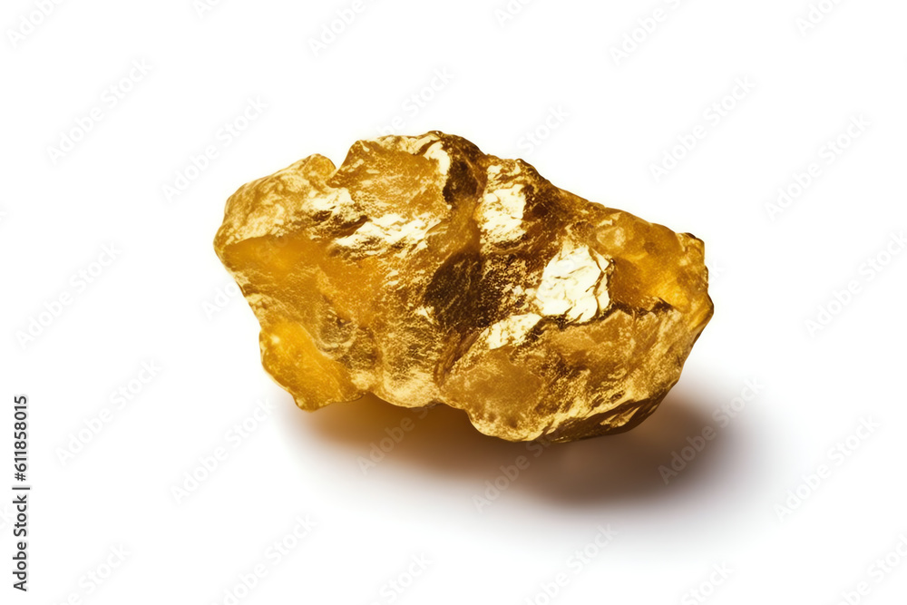 Gold nugget, AI generated Gold nugget, AI generated