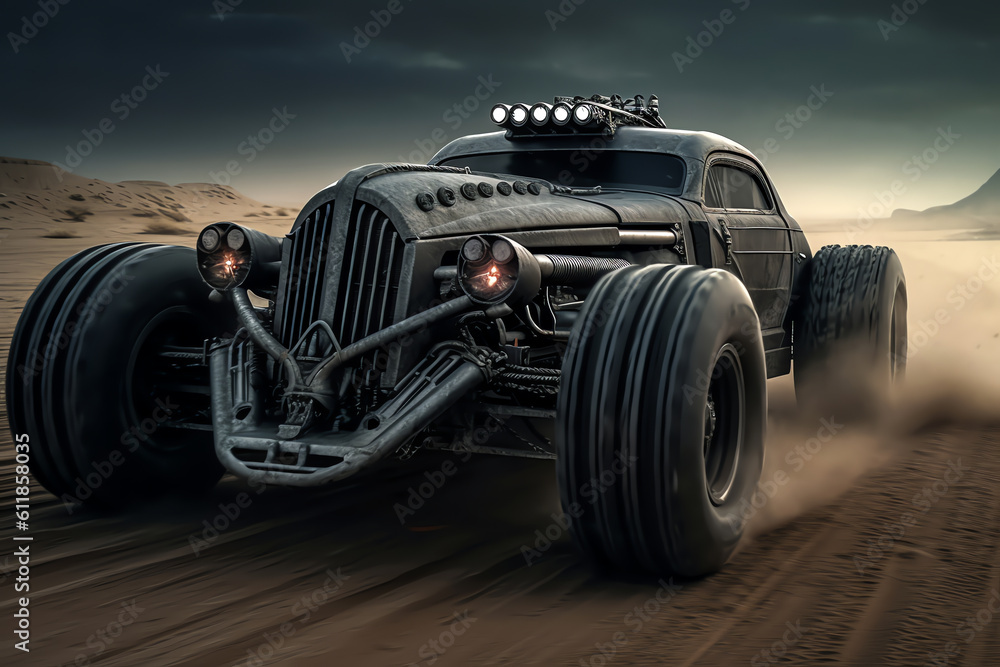 crazy car, AI generated crazy car, AI generated