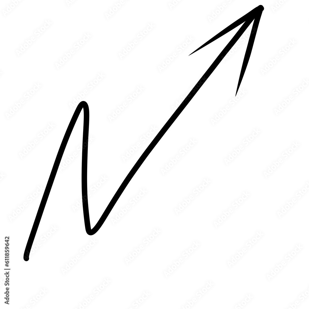 Arrow hand drawn doodle element Arrow hand drawn doodle element