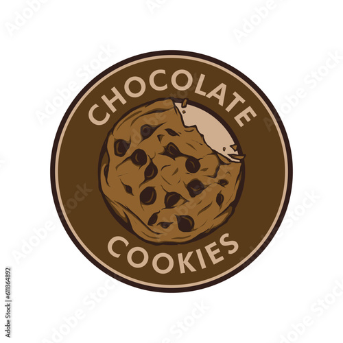 chocolate cookie logo design