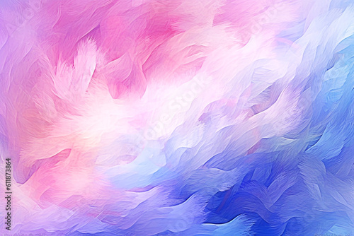 Watercolor abstract blue purple and light pink background. AI generated © Nataliia